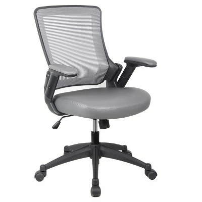 Mid - Back Mesh Task Office Chair with Height Adjustable Arms - Techni Mobili Brown 7 Mid - Back Mesh Task Office Chair with Height Adjustable Arms - Techni Mobili Brown - Image 5