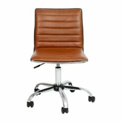 Low Back Designer Armless Ribbed Swivel Task Office Chair - Riverstone Furniture White -Office Chairs Sales Shop unnamed file 5347