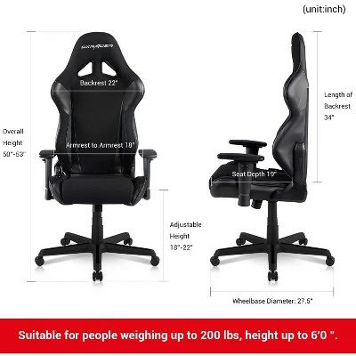 DXRacer Racing Ergonomic Reclining Home Office Desk Computer Gaming Chair 5 DXRacer Racing Ergonomic Reclining Home Office Desk Computer Gaming Chair - Image 3