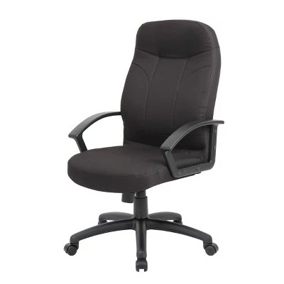 Mid Back Fabric Managers Chair Black - Boss Office Products 4 Mid Back Fabric Managers Chair Black - Boss Office Products - Image 2
