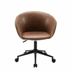 Modern Curved Back Barrel Office Chair - WOVENBYRD Light Brown Faux Leather 39 Modern Curved Back Barrel Office Chair - WOVENBYRD Light Brown Faux Leather -Office Chairs Sales Shop unnamed file 5421