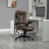 Vinsetto Ergonomic Vibrating Massage Office Chair High Back Executive Heated Chair with 6 Point Vibration Reclining Backrest Padded Armrest - Coffee -Office Chairs Sales Shop unnamed file 5483