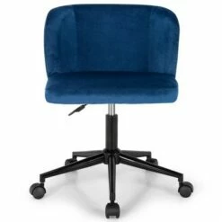 Costway Velvet Home Office Leisure Vanity Chair Armless Adjustable Swivel PinkBlue 21 Costway Velvet Home Office Leisure Vanity Chair Armless Adjustable Swivel PinkBlue -Office Chairs Sales Shop unnamed file 5587