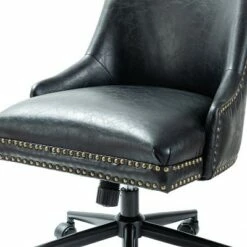 Xavier Faux Leather Office Task Chair with Nailhead | Karat Home 19 Xavier Faux Leather Office Task Chair with Nailhead | Karat Home -Office Chairs Sales Shop unnamed file 5594