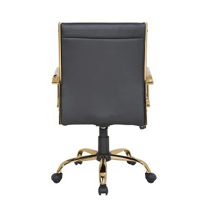 Master Contemporary Office Chair - LumiSource White/gold 5 Master Contemporary Office Chair - LumiSource White/gold - Image 3