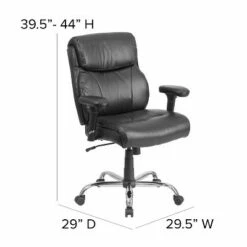 Flash Furniture HERCULES Series Big & Tall 400 lb. Rated Swivel Ergonomic Task Office Chair with Clean Line Stitching and Adjustable Arms -Office Chairs Sales Shop unnamed file 5702
