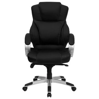 Flash Furniture High Back Black LeatherSoft Contemporary Executive Swivel Ergonomic Office Chair 6 Flash Furniture High Back Black LeatherSoft Contemporary Executive Swivel Ergonomic Office Chair - Image 4