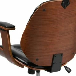 Flash Furniture High Back Black LeatherSoft Executive Ergonomic Wood Swivel Office Chair with Arms -Office Chairs Sales Shop unnamed file 5787