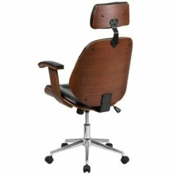 Flash Furniture High Back Black LeatherSoft Executive Ergonomic Wood Swivel Office Chair with Arms -Office Chairs Sales Shop unnamed file 5789
