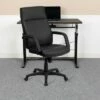 Flash Furniture High Back LeatherSoftSoft Executive Swivel Ergonomic Office Chair with Memory Foam Padding and Arms