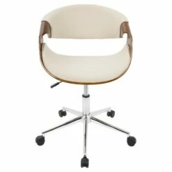 Curvo Mid-Century Modern Office Chair - LumiSource Orange -Office Chairs Sales Shop unnamed file 5818