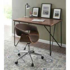 Vintage Mod Mid Century Modern Office Chair Walnut - Lumisource -Office Chairs Sales Shop unnamed file 5839
