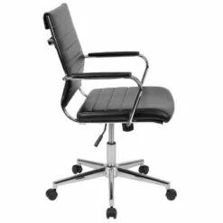 Emma and Oliver Mid-Back LeatherSoft Ribbed Executive Swivel Office Chair - Desk Chair 26 Emma and Oliver Mid-Back LeatherSoft Ribbed Executive Swivel Office Chair - Desk Chair -Office Chairs Sales Shop unnamed file 5929