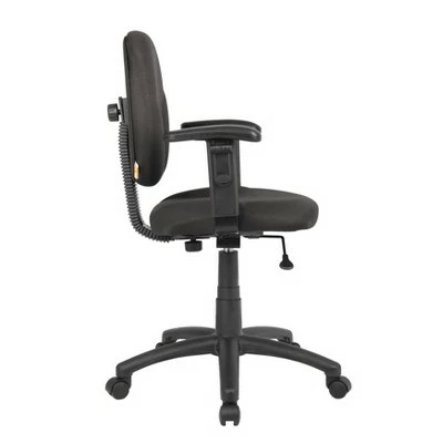 Diamond Task Chair with Adjustable Arms - Boss Office Products Black 5 Diamond Task Chair with Adjustable Arms - Boss Office Products Black - Image 3