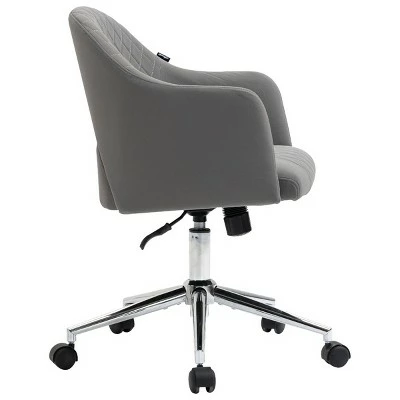 Vinsetto Ergonomic Office Chair with Swivel Hollow MidBack Computer Desk Chair with Adjustable Height and Back Tilt Vanity Chair for Home Office Living Room Bedroom 6 Vinsetto Ergonomic Office Chair with Swivel Hollow MidBack Computer Desk Chair with Adjustable Height and Back Tilt Vanity Chair for Home Office Living Room Bedroom - Image 4