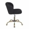 Fran Contemporary Task Chair - LumiSource Blue Velvet