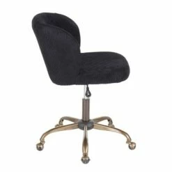 Fran Contemporary Task Chair - LumiSource Blue Velvet