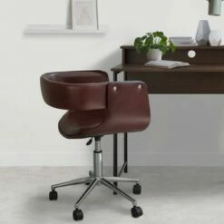 Faux Leather Swivel Home Office Chair with Adjustable Seat Height Brown - Teamson Home 10 Faux Leather Swivel Home Office Chair with Adjustable Seat Height Brown - Teamson Home -Office Chairs Sales Shop unnamed file 6111