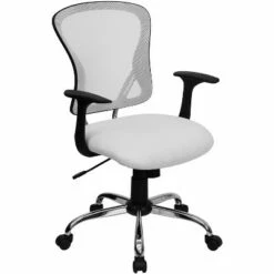 Flash Furniture Mid-Back Mesh Swivel Task Office Chair with Chrome Base and Arms -Office Chairs Sales Shop unnamed file 6194