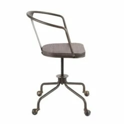 Oregon Industrial Task Chair - LumiSource Vintage White/espresso -Office Chairs Sales Shop unnamed file 6209