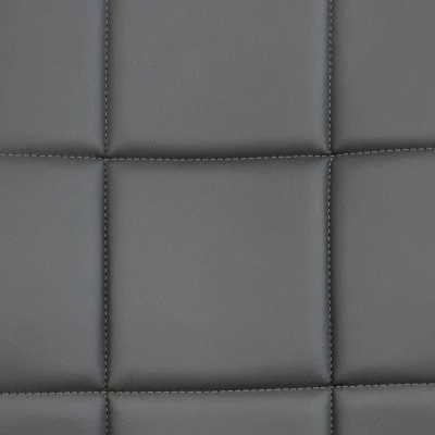 Flash Furniture Mid-Back Gray Quilted Vinyl Swivel Task Office Chair with Arms 10 Flash Furniture Mid-Back Gray Quilted Vinyl Swivel Task Office Chair with Arms - Image 8