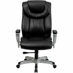 Big & Tall 400 lb. Rated High Back LeatherSoft Executive Ergonomic Office Chair with Arms Silver/Black Leather - Flash Furniture 7 Big & Tall 400 lb. Rated High Back LeatherSoft Executive Ergonomic Office Chair with Arms Silver/Black Leather - Flash Furniture -Office Chairs Sales Shop unnamed file 6323