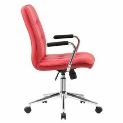 Modern Office Chair with Chrome Arms Red - Boss Office Products -Office Chairs Sales Shop unnamed file 6326