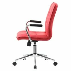 Modern Office Chair with Chrome Arms Red - Boss Office Products -Office Chairs Sales Shop unnamed file 6328
