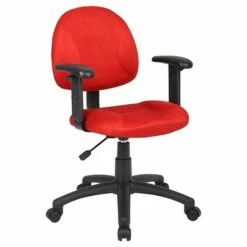 Microfiber Deluxe Posture Chair with Adjustable Arms - Boss Office Products Blue -Office Chairs Sales Shop unnamed file 6334