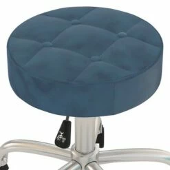 24.5" Nora Tufted Backless Adjustable Metal Vanity and Office Stool with Casters - Hillsdale Furniture Blue 18 24.5" Nora Tufted Backless Adjustable Metal Vanity and Office Stool with Casters - Hillsdale Furniture Blue -Office Chairs Sales Shop unnamed file 6399