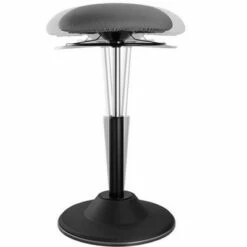 Monoprice Sit-Stand Dynamic Stool - Gray/Black With Round Seat, Air Lift Height-Adjustable - Workstream Collection -Office Chairs Sales Shop unnamed file 6417