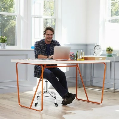 Costway Pneumatic Work Stool Rolling Swivel Task Chair Spa Office Salon w/Cushioned Seat 5 Costway Pneumatic Work Stool Rolling Swivel Task Chair Spa Office Salon w/Cushioned Seat - Image 3