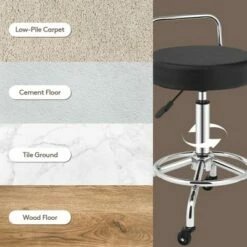 Costway Pneumatic Work Stool Rolling Swivel Task Chair Spa Office Salon w/Cushioned Seat 18 Costway Pneumatic Work Stool Rolling Swivel Task Chair Spa Office Salon w/Cushioned Seat -Office Chairs Sales Shop unnamed file 6430