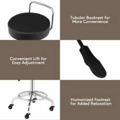 Costway Pneumatic Work Stool Rolling Swivel Task Chair Spa Office Salon w/Cushioned Seat 19 Costway Pneumatic Work Stool Rolling Swivel Task Chair Spa Office Salon w/Cushioned Seat -Office Chairs Sales Shop unnamed file 6431