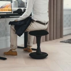 Flash Furniture Adjustable Height Active Office Stool - Black Sit-To-Stand Learning Chair - Padded Swivel Stool with Rocking, Wobble, Tilting Motion -Office Chairs Sales Shop unnamed file 6457