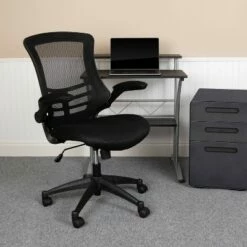 Swivel Task Chair with Mesh Padded Seat Black - Flash Furniture -Office Chairs Sales Shop unnamed file 648