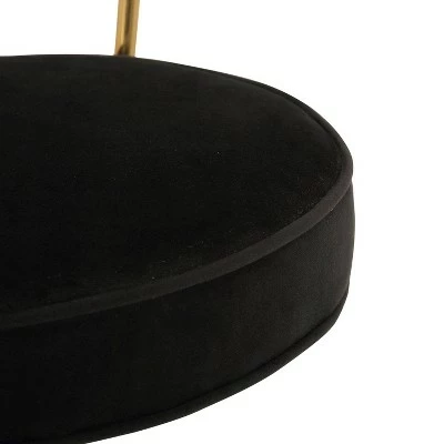 Rhonda Steel/Velvet Task Chair - LumiSource 8 Rhonda Steel/Velvet Task Chair - LumiSource - Image 6