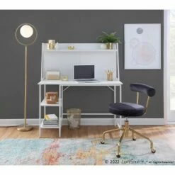 Rhonda Steel/Velvet Task Chair - LumiSource 25 Rhonda Steel/Velvet Task Chair - LumiSource -Office Chairs Sales Shop unnamed file 6500