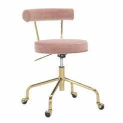 Rhonda Steel/Velvet Task Chair - LumiSource 30 Rhonda Steel/Velvet Task Chair - LumiSource -Office Chairs Sales Shop unnamed file 6505