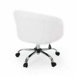 Syosset Modern Glam Swivel Office Chair White/Silver - Christopher Knight Home 12 Syosset Modern Glam Swivel Office Chair White/Silver - Christopher Knight Home -Office Chairs Sales Shop unnamed file 652