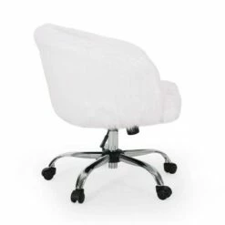 Syosset Modern Glam Swivel Office Chair White/Silver - Christopher Knight Home 13 Syosset Modern Glam Swivel Office Chair White/Silver - Christopher Knight Home -Office Chairs Sales Shop unnamed file 653
