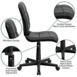 Mid-Back Quilted Vinyl Swivel Task Chair - Riverstone Furniture Purple -Office Chairs Sales Shop unnamed file 6549