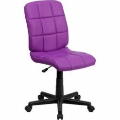 Mid-Back Quilted Vinyl Swivel Task Chair - Riverstone Furniture Purple -Office Chairs Sales Shop unnamed file 6556