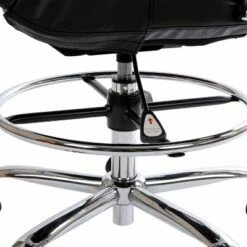 Flash Furniture Mid-Back LeatherSoft Drafting Chair with Adjustable Foot Ring and Chrome Base -Office Chairs Sales Shop unnamed file 6572