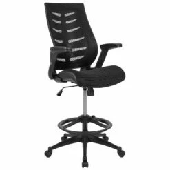 Emma and Oliver High Back Mesh Ergonomic Drafting Chair with Adjustable Flip-Up Arms -Office Chairs Sales Shop unnamed file 6608