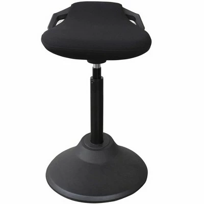 Stand Up Desk Store Ergonomic Adjustable Standing Desk Chair with Contoured Cushion and Grab Handles (Black) 3 Stand Up Desk Store Ergonomic Adjustable Standing Desk Chair with Contoured Cushion and Grab Handles (Black)