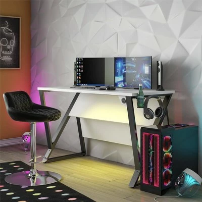 Mission Padded Seat Gaming Stool - Ntense Black 2 Mission Padded Seat Gaming Stool - Ntense Black