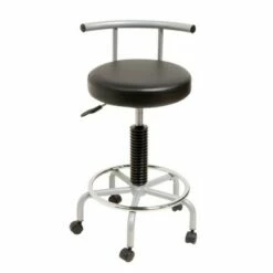 Studio Designs Futura Stool - Silver/Black
