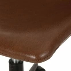Jarvi Contemporary Upholstered Swivel Office Chair with Rolling Casters - Christopher Knight Home Dark Brown/matte 21 Jarvi Contemporary Upholstered Swivel Office Chair with Rolling Casters - Christopher Knight Home Dark Brown/matte -Office Chairs Sales Shop unnamed file 673