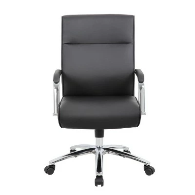 Modern Executive Conference Chair - Boss Office Products Gray 4 Modern Executive Conference Chair - Boss Office Products Gray - Image 2